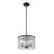 Z-Lite Glacier Pendant, 3-Light, 12.5 In.W x 9 In.H, Matte Black/Clear 1943P12-MB - alternate 7